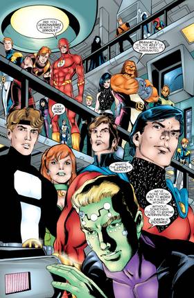 Read Titans/Legion of Superheroes: Universe Ablaze (2000-)  4 Page 4 in English