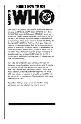 Read Who's Who in the DC Universe (1991)  1 Page 2 in English