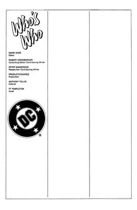 Read Who's Who Update (1988)  4 Page 3 in English