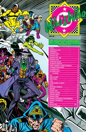 Read Who's Who: The Definitive Directory of the DC Universe (1985-1987)  11 Page 1 in English