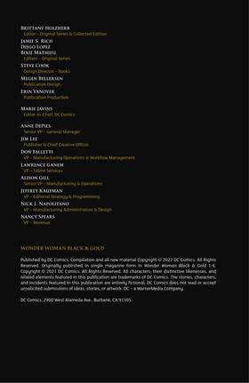 Read Wonder Woman: Black & Gold (2021-)  1 Page 4 in English
