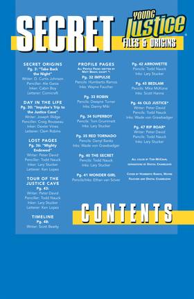 Read Young Justice Secret Files (1998-)  1 Page 2 in English