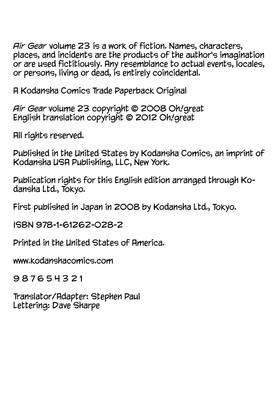 Read Air Gear  23 Page 4 in English