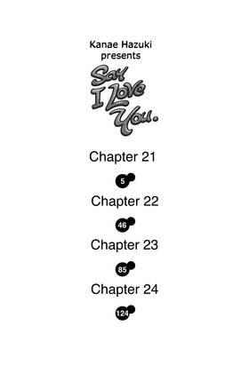 Read Say I Love You.  6 Page 4 in English