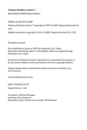 Read Tsubasa Omnibus  7 Page 4 in English