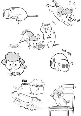 Read With a Dog AND a Cat, Every Day is Fun  6 Page 3 in English