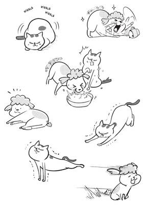 Read With a Dog AND a Cat, Every Day is Fun  7 Page 3 in English