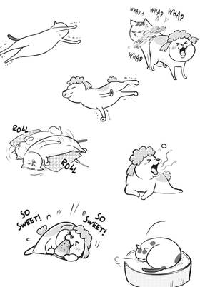 Read With a Dog AND a Cat, Every Day is Fun  5 Page 3 in English