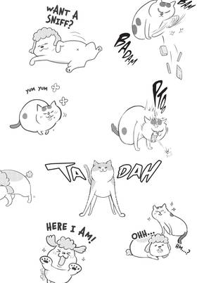 Read With a Dog AND a Cat, Every Day is Fun  8 Page 3 in English