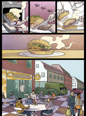 Read Golden Pork by Árni Beck Gunnarsson and Bjørk Matias Friis  1 Page 7 in English