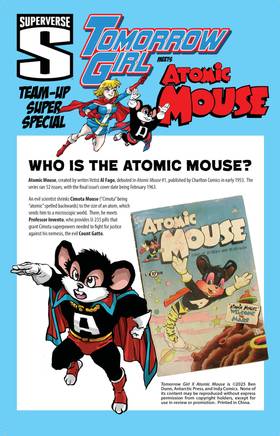 Read TOMORROW GIRL x ATOMIC MOUSE #1  1 Page 2 in English