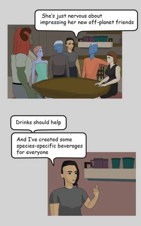 Read Cosmic Tavern  3 Page 9 in English