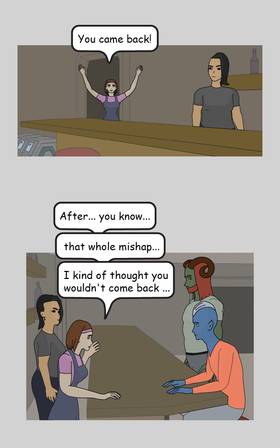 Read Cosmic Tavern  5 Page 4 in English