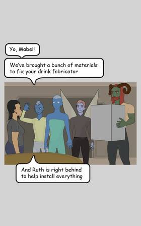 Read Cosmic Tavern  6 Page 5 in English