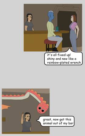 Read Cosmic Tavern  8 Page 7 in English