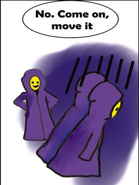 Read Olly, Emma and Fred  3 Page 8 in English