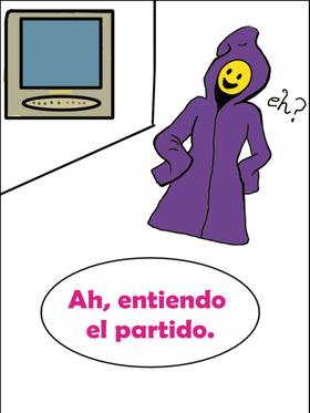 Read Olly, Emma and Fred  3 Page 5 in Spanish
