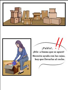 Read Olly, Emma and Fred  1 Page 3 in Spanish
