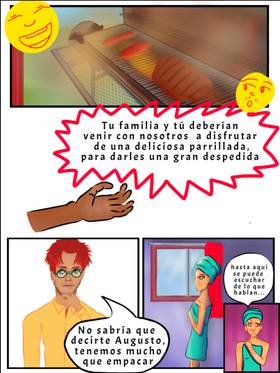 Read Olly, Emma and Fred  1 Page 6 in Spanish