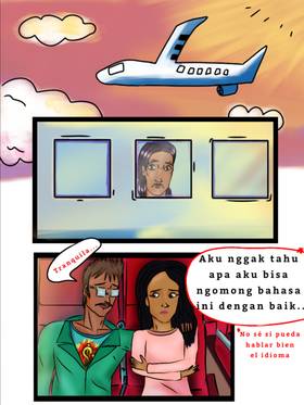 Read Olly, Emma and Fred  1 Page 9 in Spanish