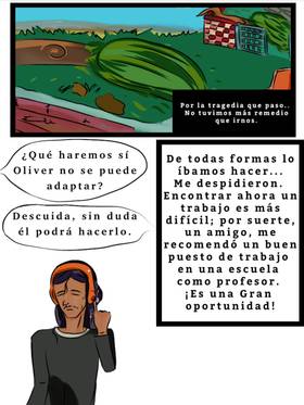 Read Olly, Emma and Fred  1 Page 10 in Spanish