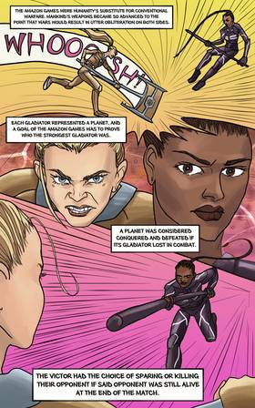 Read Amazons  1 Page 4 in English