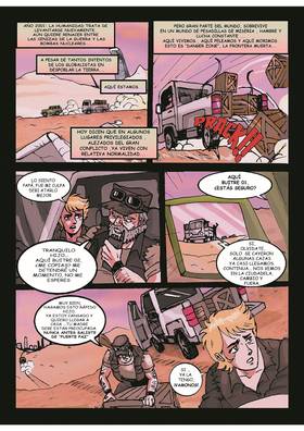 Read DANGER ZONE 2 : la frontera muerta  1 Page 4 in Spanish