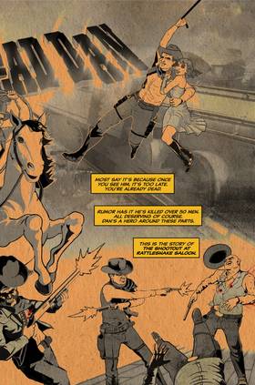Read Copperhead Dan and The Shootout at Rattlesnake Saloon  1 Page 7 in English