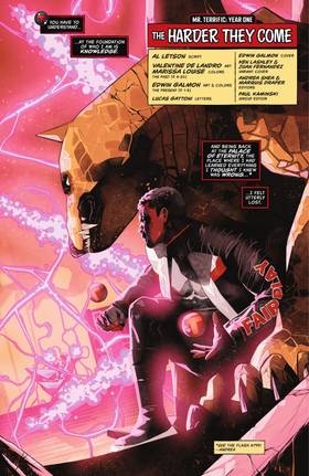Read Mr. Terrific: Year One (2025-)  5 Page 3 in English