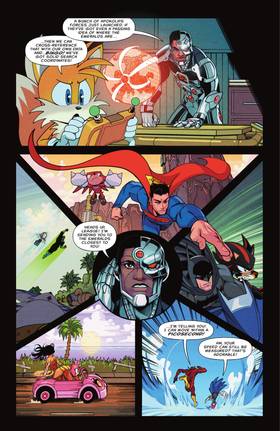 Read DC x Sonic the Hedgehog (2025-)  3 Page 8 in English