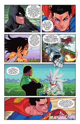 Read DC x Sonic the Hedgehog (2025-)  3 Page 9 in English