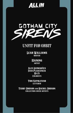 Read Gotham City Sirens: Unfit For Orbit (2025)  1 Page 4 in English