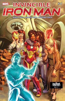 Read Invincible Iron Man (2016)  11 Page 1 in English