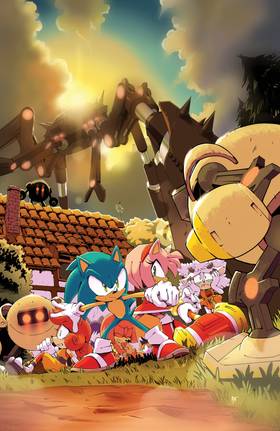 Read Sonic the Hedgehog: The IDW Comic Covers  1 Page 10 in English