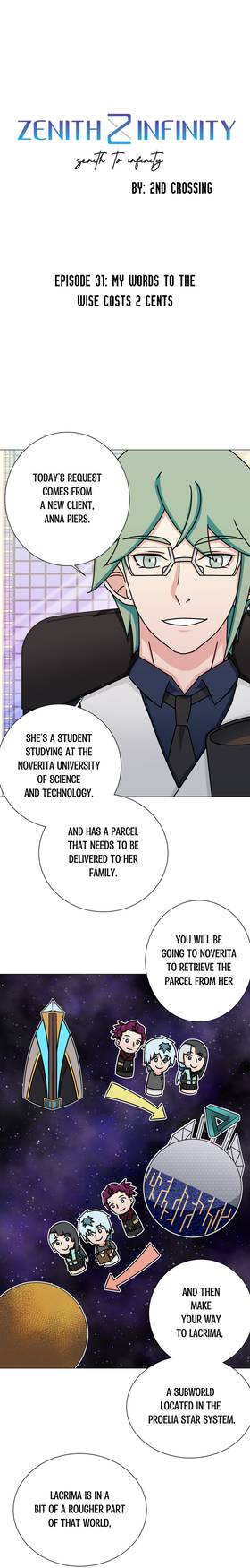 Read Zenith to Infinity  33 Page 1 in English