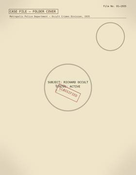 Read OCCULT: The Ghost Detective  4 Page 1 in English