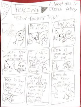 Read Pencilman!  12 Page 9 in English