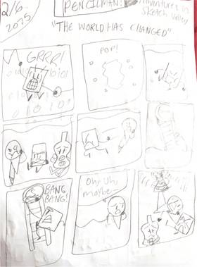 Read Pencilman!  13 Page 9 in English
