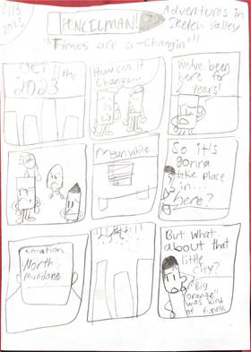 Read Pencilman!  14 Page 7 in English