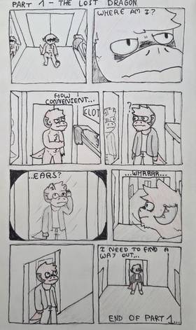 Cover for Dragon's Untitled Comic With A Title - Part 1-4 Prototypes
