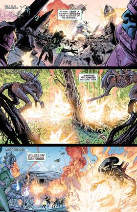 Read Alien vs. Captain America (2025)  3 Page 10 in English