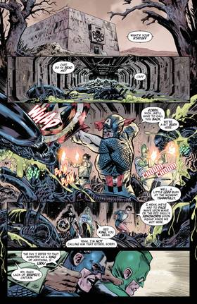 Read Alien vs. Captain America (2025)  4 Page 8 in English
