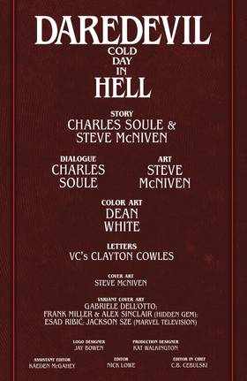 Read Daredevil: Cold Day In Hell (2025)  2 Page 2 in English