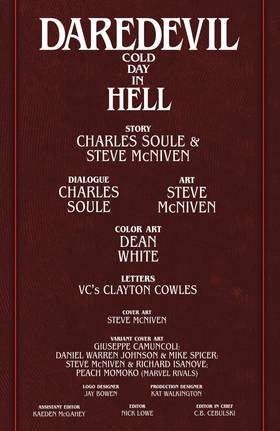Read Daredevil: Cold Day In Hell (2025)  3 Page 2 in English