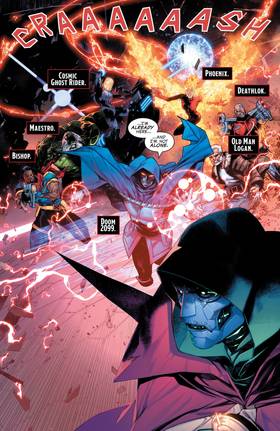 Read Doomed 2099 (2025)  1 Page 8 in English