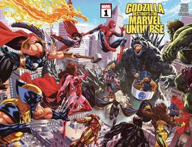Read Godzilla Destroys The Marvel Universe (2025)  1 Page 2 in English