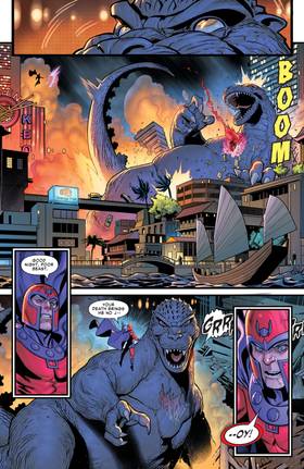 Read Godzilla Destroys The Marvel Universe (2025)  3 Page 9 in English