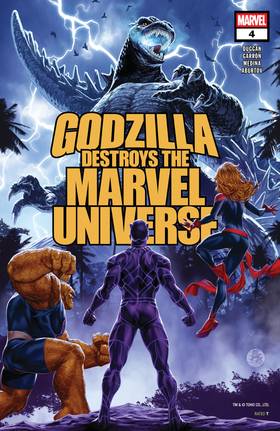 Read Godzilla Destroys The Marvel Universe (2025)  4 Page 1 in English