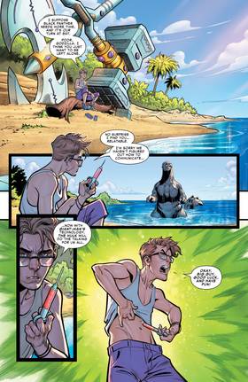 Read Godzilla Destroys The Marvel Universe (2025)  4 Page 6 in English