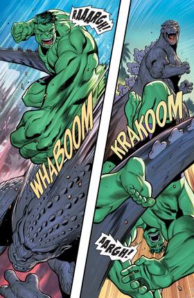 Read Godzilla Destroys The Marvel Universe (2025)  4 Page 8 in English